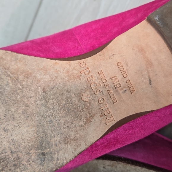 Kate Spade NY Women Carima Suede Pink Loafer Slip on shoes sz 5M - Picture 11 of 13